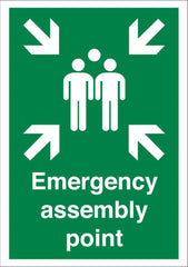 Emergency Assembly Point Sign Board