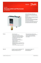 Danfoss Water Pressure Switches