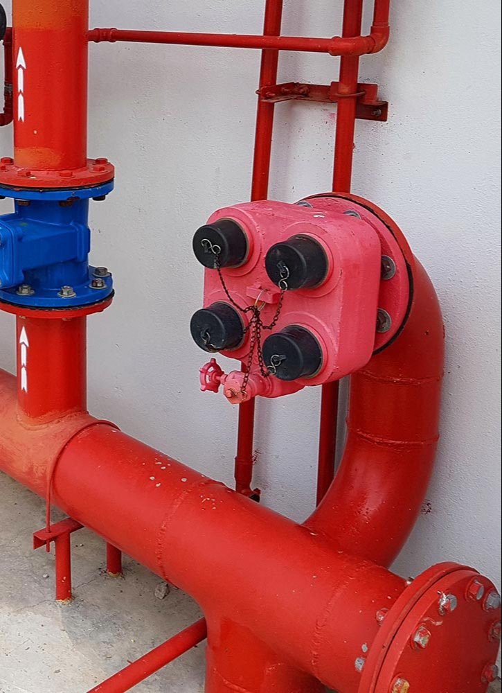 4 Way Fire Brigade Inlet Connection
