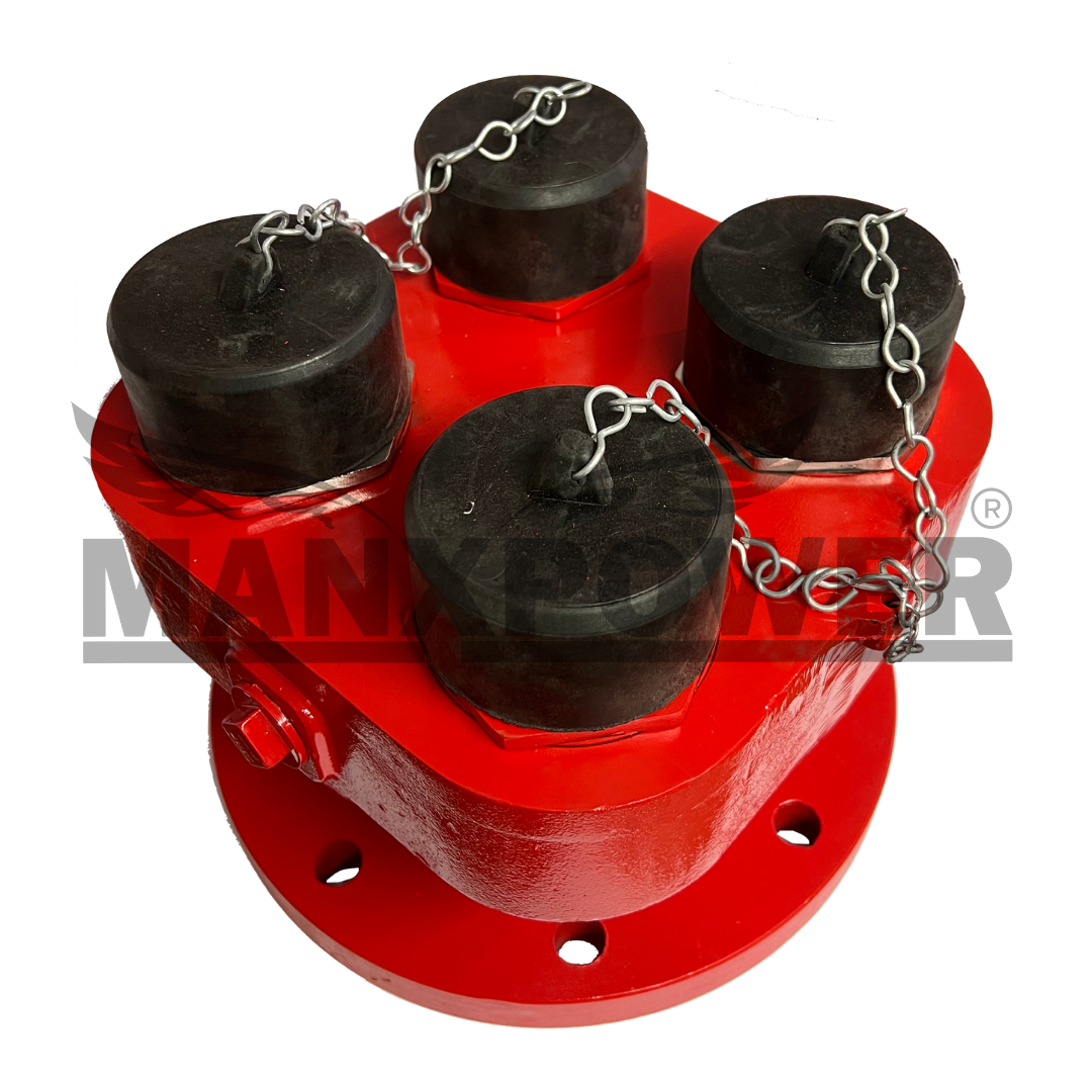 4 Way Fire Brigade Inlet Connection