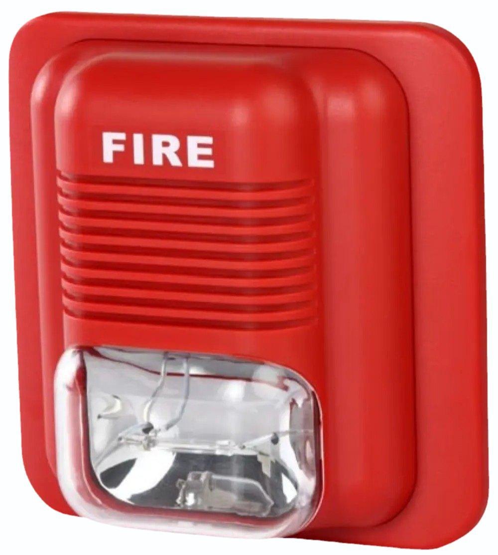 Fire alarm cum flash light cum hooter
