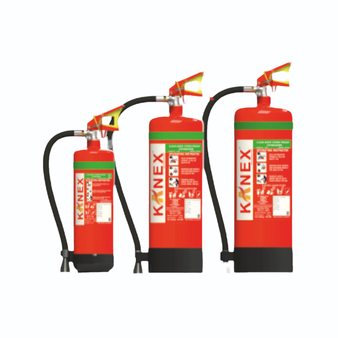 Clean Agent Type Fire Extinguishers
