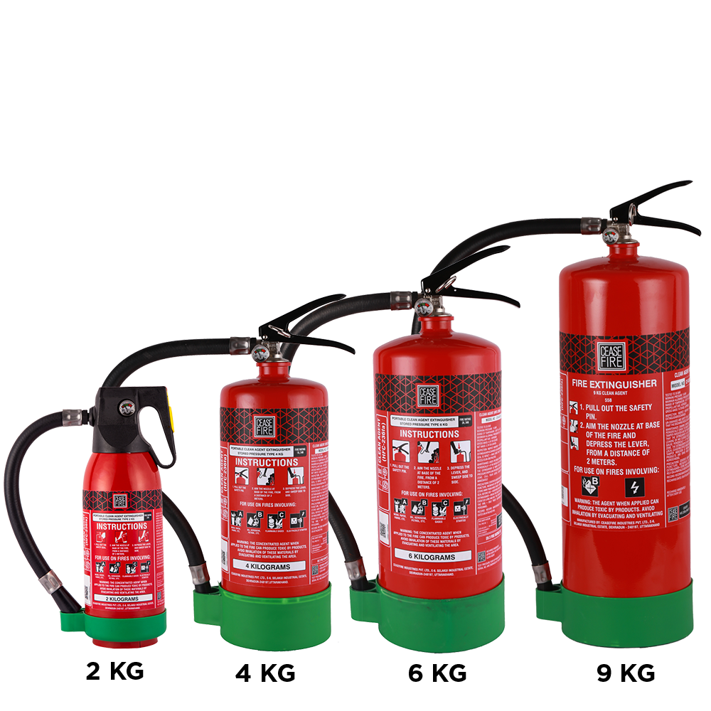 Clean Agent Type Fire Extinguishers